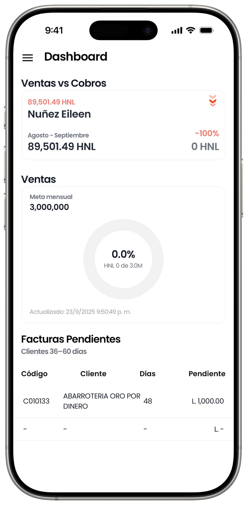 iSync ERP Mobile App
